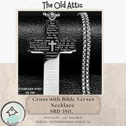 Cross with bible verses 