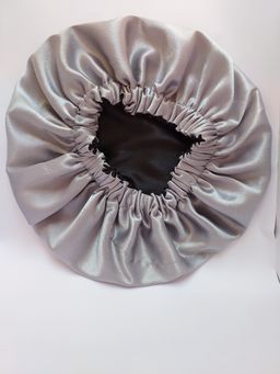 SILVER DOUBLE SIDED BONNET  