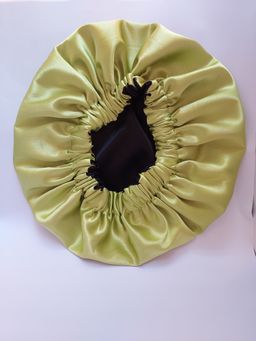 GREEN DOUBLE SIDED BONNET   