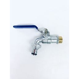 1/2'' SOFIA Blue Handle Union Garden Tap