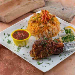 وجبة رز مندي لحم