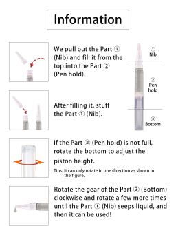 1pc Portable Makeup Storage Pen