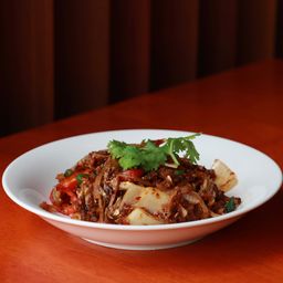 Fried Ikan Bilis with Chili Padi 