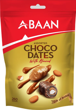 Dates chocolate assorted(500g=33 piece