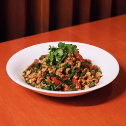Stir-Fried Minced Chicken with Basil