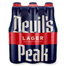 DEVIL'S PEAK LAGER 6 PACK 330ML