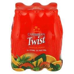 CARIBBEAN TWIST TROPICAL PUNCH 6 PACK