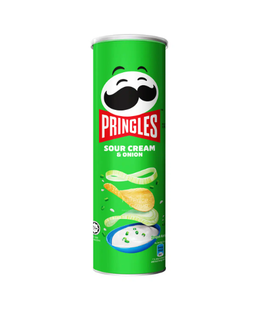 Pringles Potato Crisps - Sour Cream & Onion (134g )