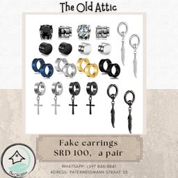 Fake earrings 