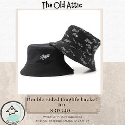 Double sided thug life bucket hat 