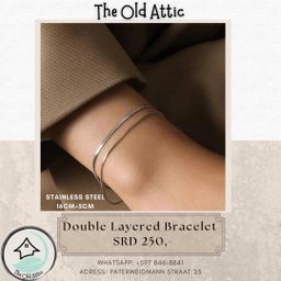 Double layered bracelet 