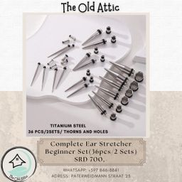 Complete ear stretchers 