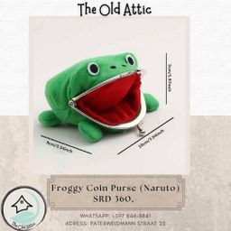 Froggy coin pocket 