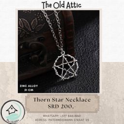 Thorn star necklace 