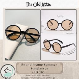 Round frame summer sunglasses 