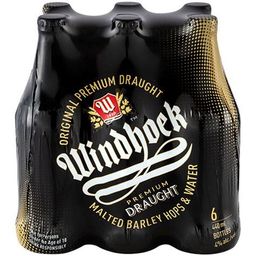 WINDHOEK DRAUGHTS NRB 440ML 6 PACK