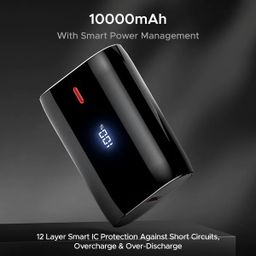 BoAt EnergyShroom PB300 Air 10000 mAh 22.5 W Pocket Size Power Bank (Carbon Black)