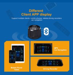 External Auto Tire Pressure Monitoring System Wireless