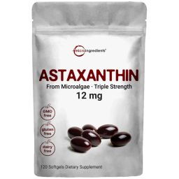 Astaxanthin 12mg, 120 softgels