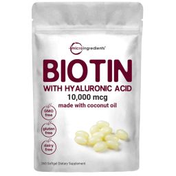 Biotin with Hyaluronic Acid Softgel, 365 counts