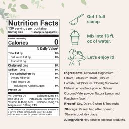 Electrolyte Hydration Drink Mix Powder, 2lb