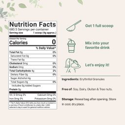 Erythritol Granules, 6lb