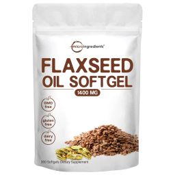 Flaxseed Oil Softgels