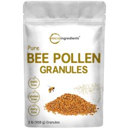 Fresh Bee Pollen Whole Granules, 2 Pounds