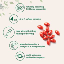 Lutein & Zeaxanthin Softgels, 240 count