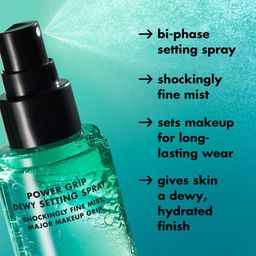 Power Grip Dewy Setting Spray - Bi-phase dewy makeup setting spray