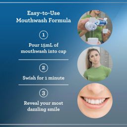 DUAL BARREL OXYBURST WHITENING MOUTHWASH (20 OZ)