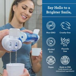 DUAL BARREL OXYBURST WHITENING MOUTHWASH (20 OZ)