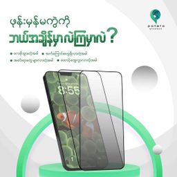 Potato Myanmar_Phone Tempered Glass