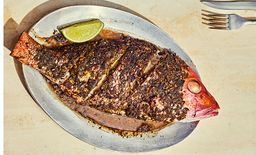 Jerked Red Snapper