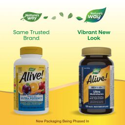 Alive!® Men's 50+ Ultra Multivitamin - 60 TABLETS