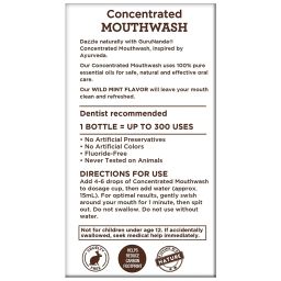 GURUNANDA CONCENTRATED MOUTHWASH (2 FL. OZ)
