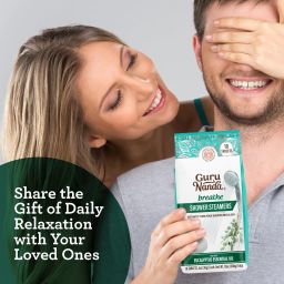 BREATHE EUCALYPTUS SHOWER STEAMERS - INDIVIDUALLY WRAPPED - 10 COUNT