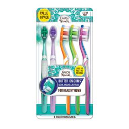 BUTTER ON GUMS TOOTHBRUSH (8 COUNT)
