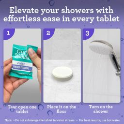 RELAX LAVENDER SHOWER STEAMERS - INDIVIDUALLY WRAPPED - 10 COUNT