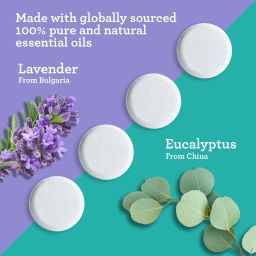 RELAX LAVENDER SHOWER STEAMERS - INDIVIDUALLY WRAPPED - 10 COUNT