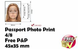 Passport photo print