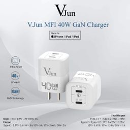 V.Jun_MFI 40W GaN Charger