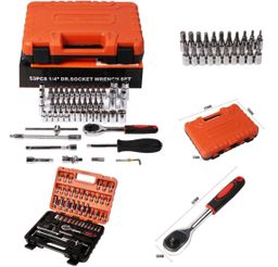 G 3841. 53 Pcs Socket Wrench and Bit Set.
