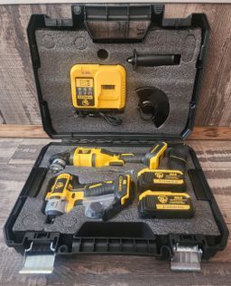 Cordless 2 in 1 set Grinder/Polisher