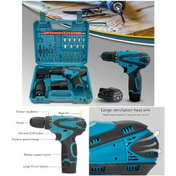 🌟Y 3760. Cordless Drill And Screwdriver Set.
