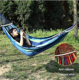 B.AH-122 Hammock Canvas Hanging Swing Bed