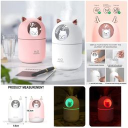 🌟B 4278. Cute Cat Humidifier.