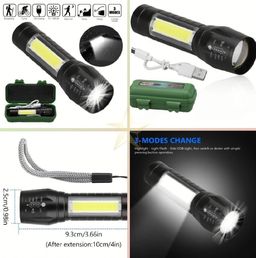 P.PA-95. USB LED Torch. Rechargeable.