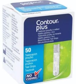 Contour Plus Glucose Strips 50