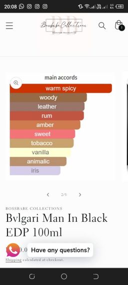 Bvlgari Man In Black EDP 100ml 